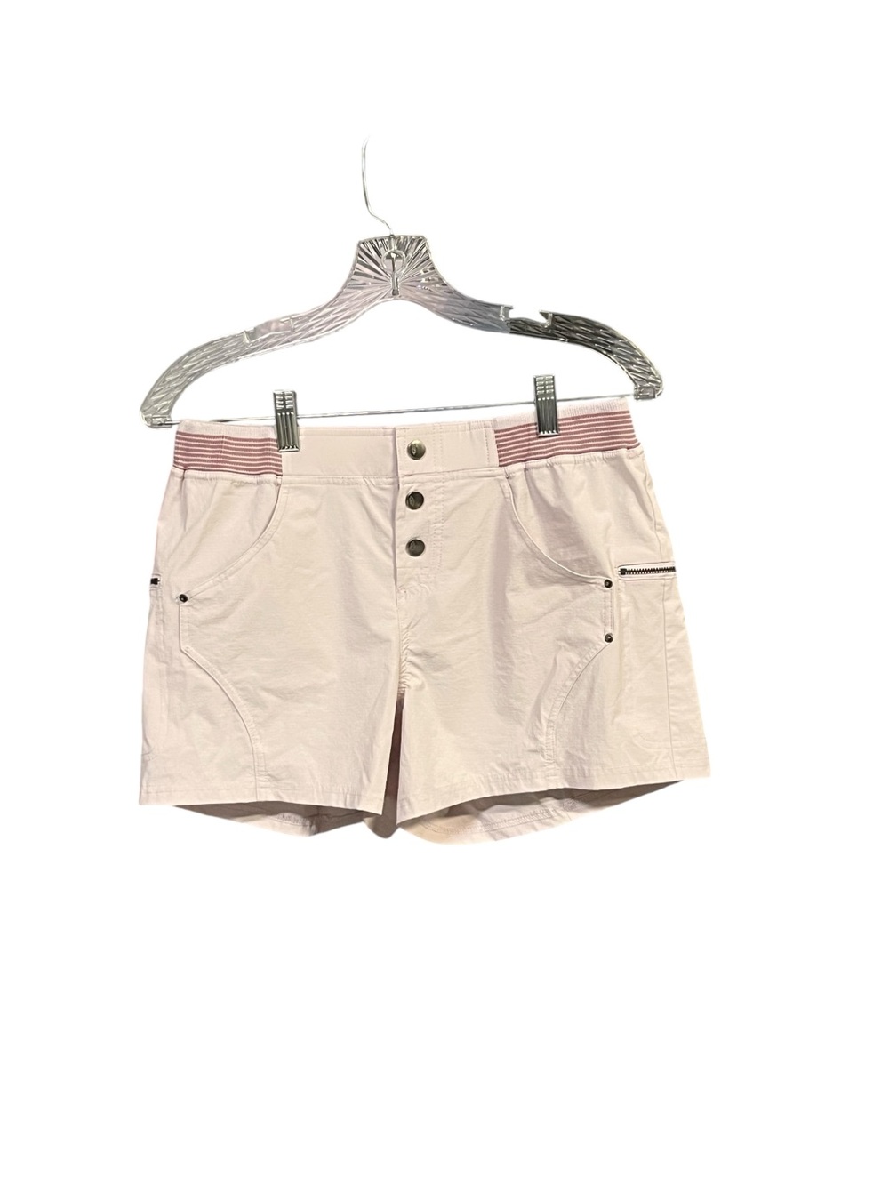 FP Movement Cascade Shorts OB1633160 Blush Pink Mauve Stripe Hiking M
